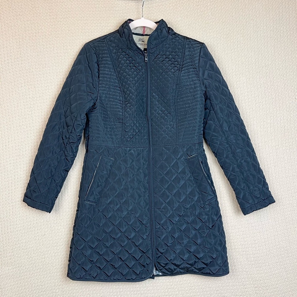 Burberry Black Quilted Coat w/o belt - Picture 2 of 16